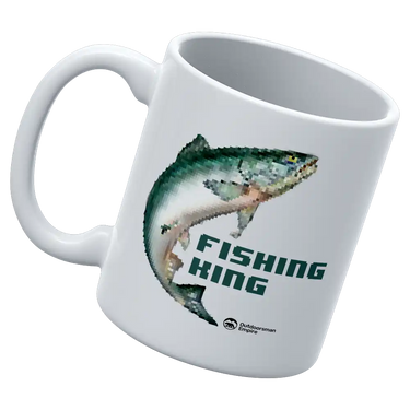 Fishing Pixelated 11oz Mug